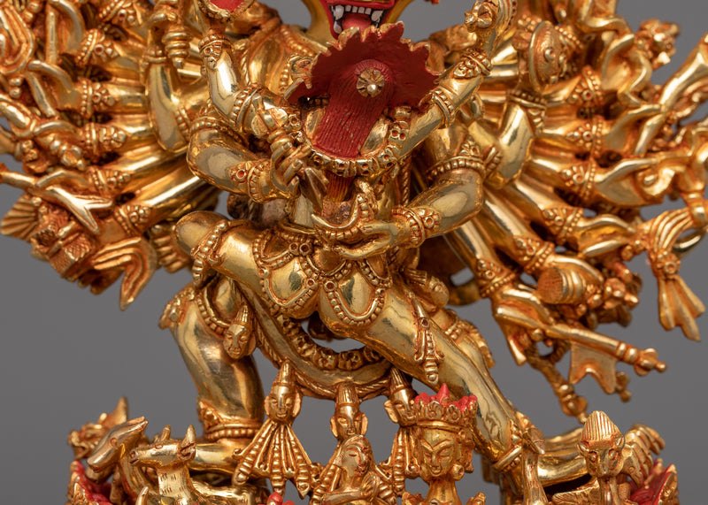 Protector Deity Yamantaka Statue | Embodiment of Compassion