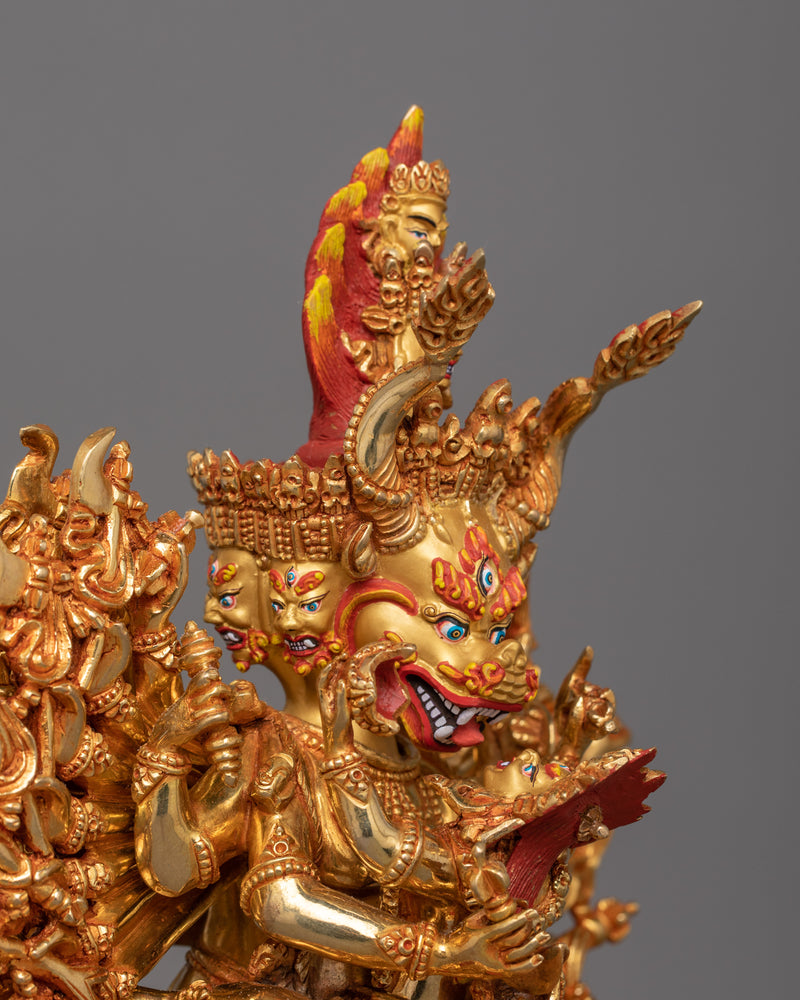 Protector Deity Yamantaka Statue | Embodiment of Compassion