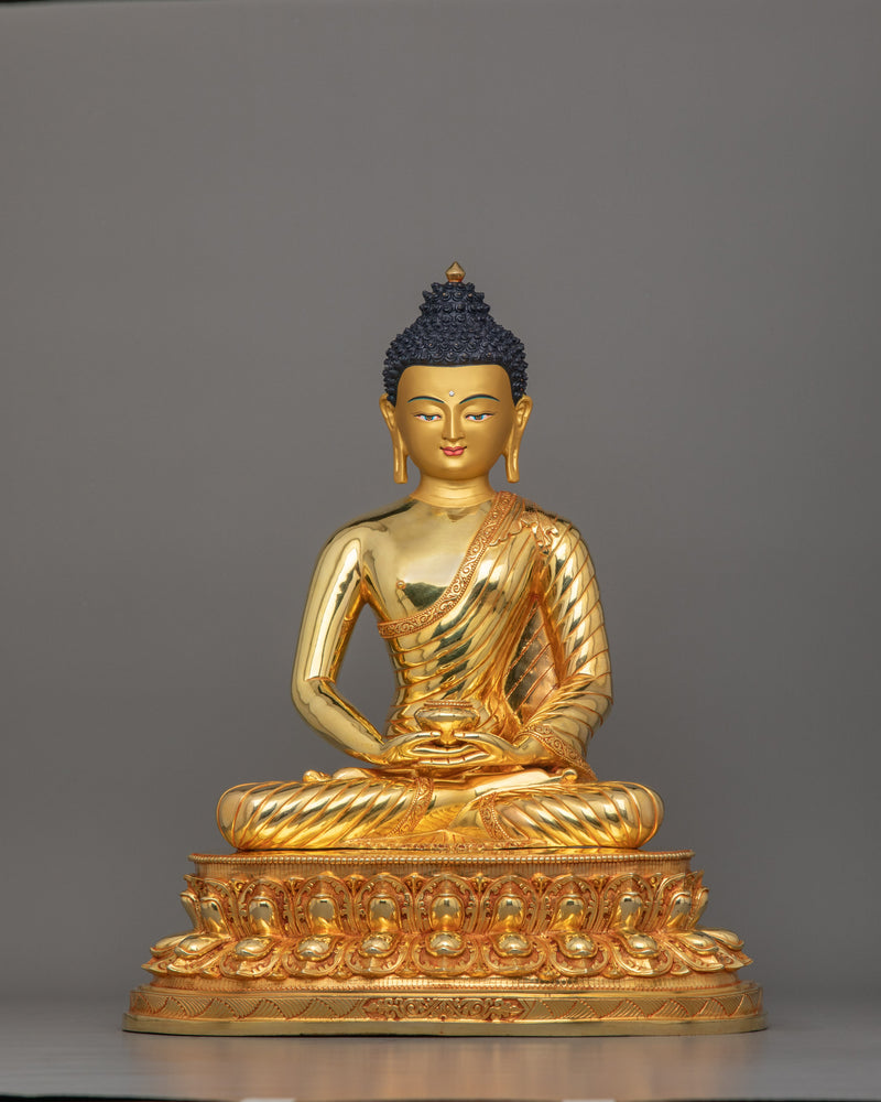 Amitabha Buddha Statue With Beautiful Halo | Sukhavati (Pure Land) Buddha Figurine