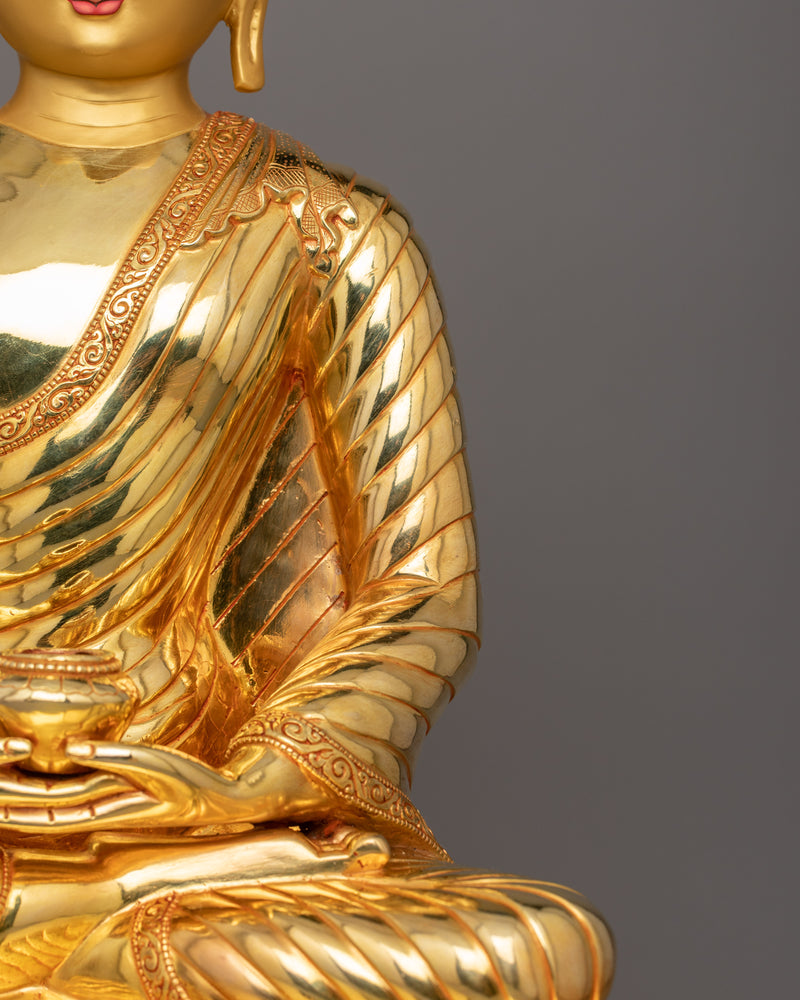 Amitabha Buddha Statue With Beautiful Halo | Sukhavati (Pure Land) Buddha Figurine