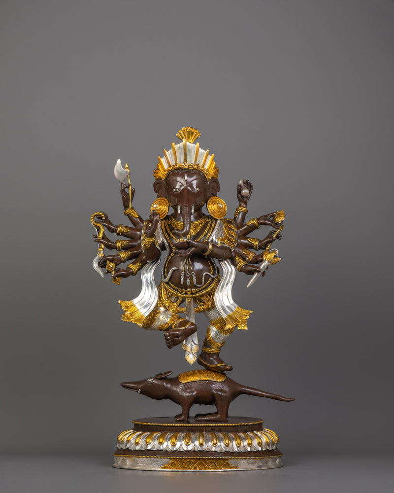 Hindu God Ganesh Statue | Sacred Zen Altar Decor Artwork