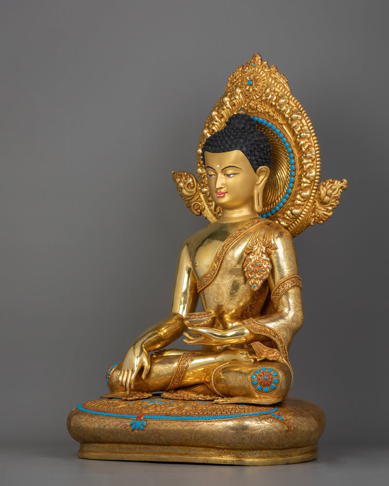 Shakyamuni Buddha Buddhist Deity Statue | Buddha Sculpture for Spiritual Practice