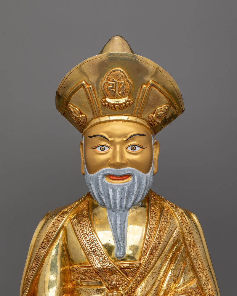 18.9 Inches Zhabdrung Rinpoche Statue | The Spiritual Leader