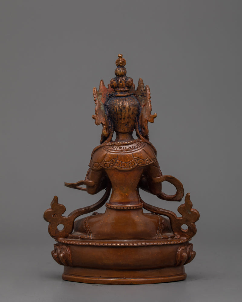 Vajradhara Primordial Buddha Figurine | Tibetan Dorje Chang Statue