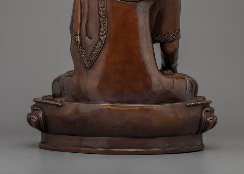 Tibetan Ratnasambhara Buddha Sculpture | The Jewel-Born Buddha Figurine