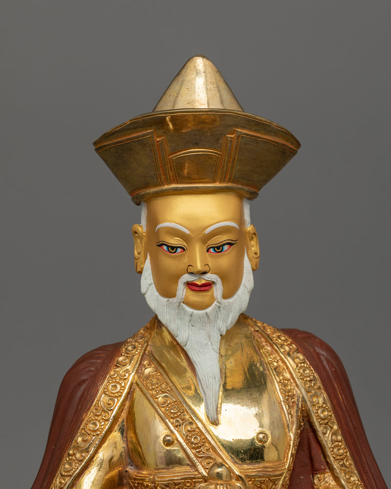 Handcrafted Zhabdrung Rinpoche Figurine | Revered Spiritual Leader