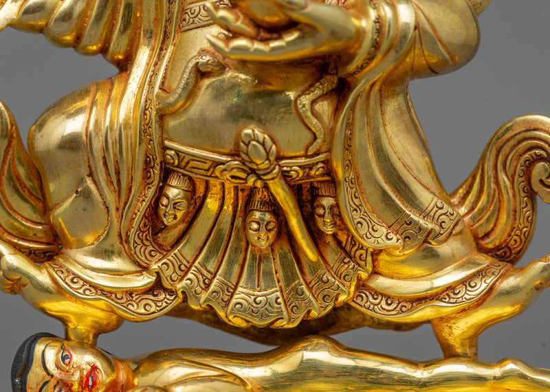 Wrathful Mahakala Bernagchen Statue | Sacred Mahakala Protector Buddhist Deity