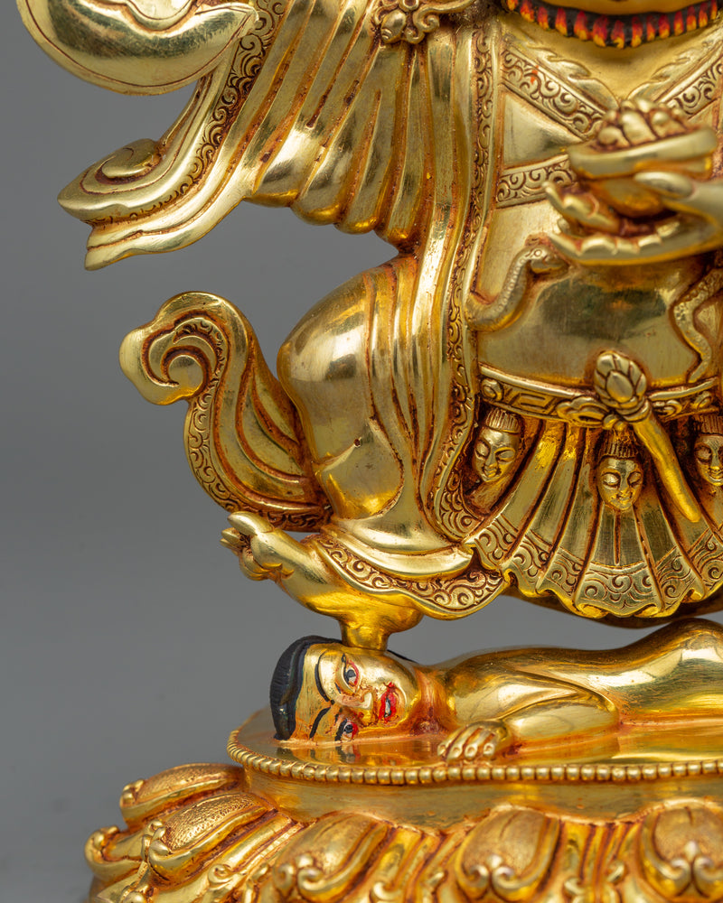 Wrathful Mahakala Bernagchen Statue | Sacred Mahakala Protector Buddhist Deity