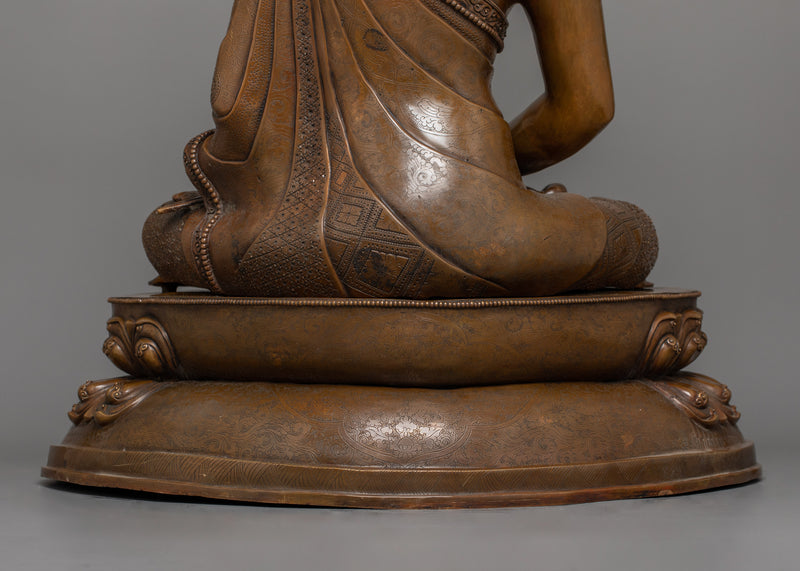 Oxidized 24.8 Inches Amitabha Buddha Statue | The Buddha of Infinite Light