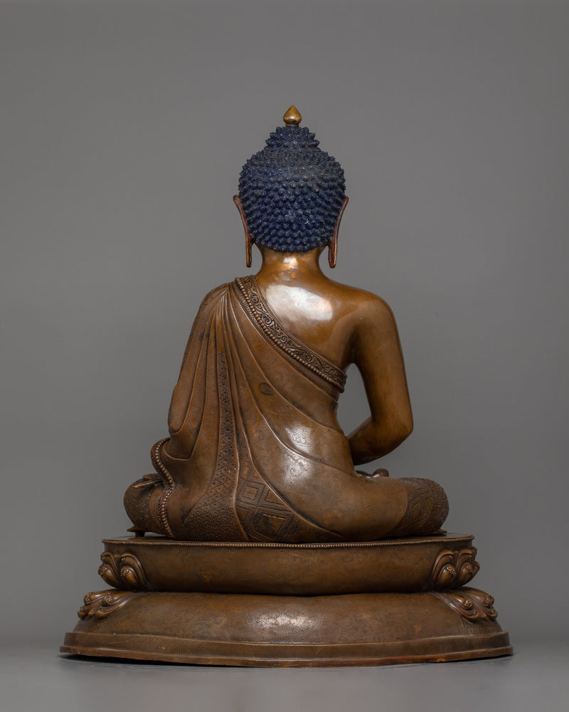 Oxidized 24.8 Inches Amitabha Buddha Statue | The Buddha of Infinite Light