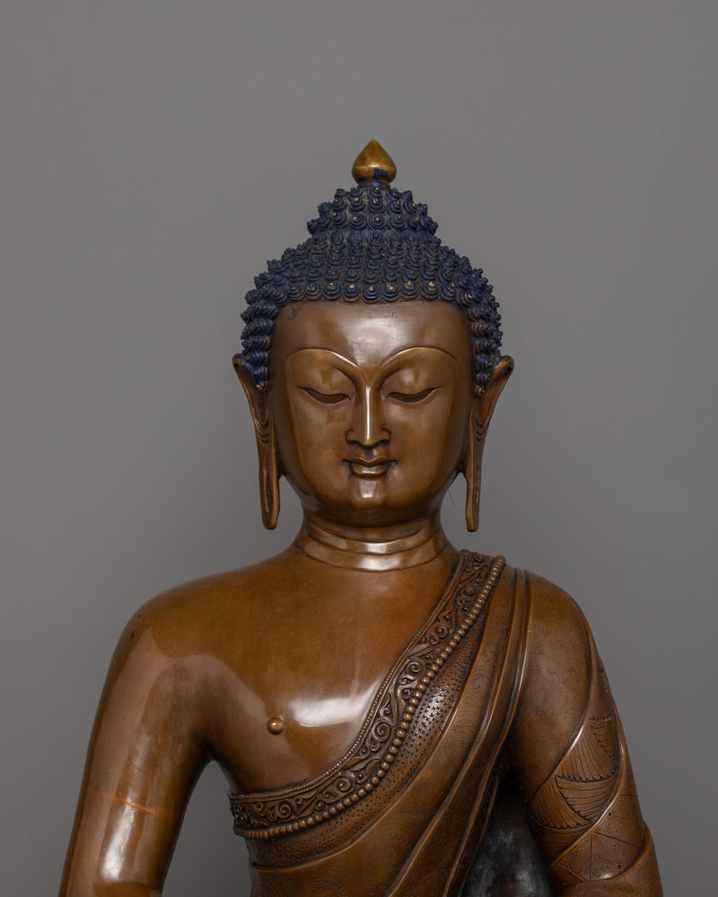 Oxidized 24.8 Inches Amitabha Buddha Statue | The Buddha of Infinite Light