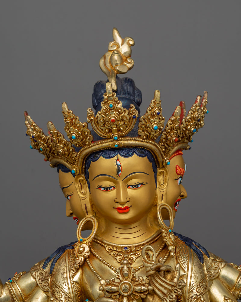 Handmade Ushnishavijaya "Namgyalma" Statue | Traditional Buddhist Art