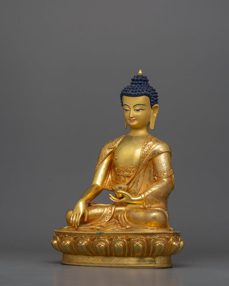 Buddhist Meditating Shakyamuni Buddha Sculpture | The Embodiment of Enlightenment