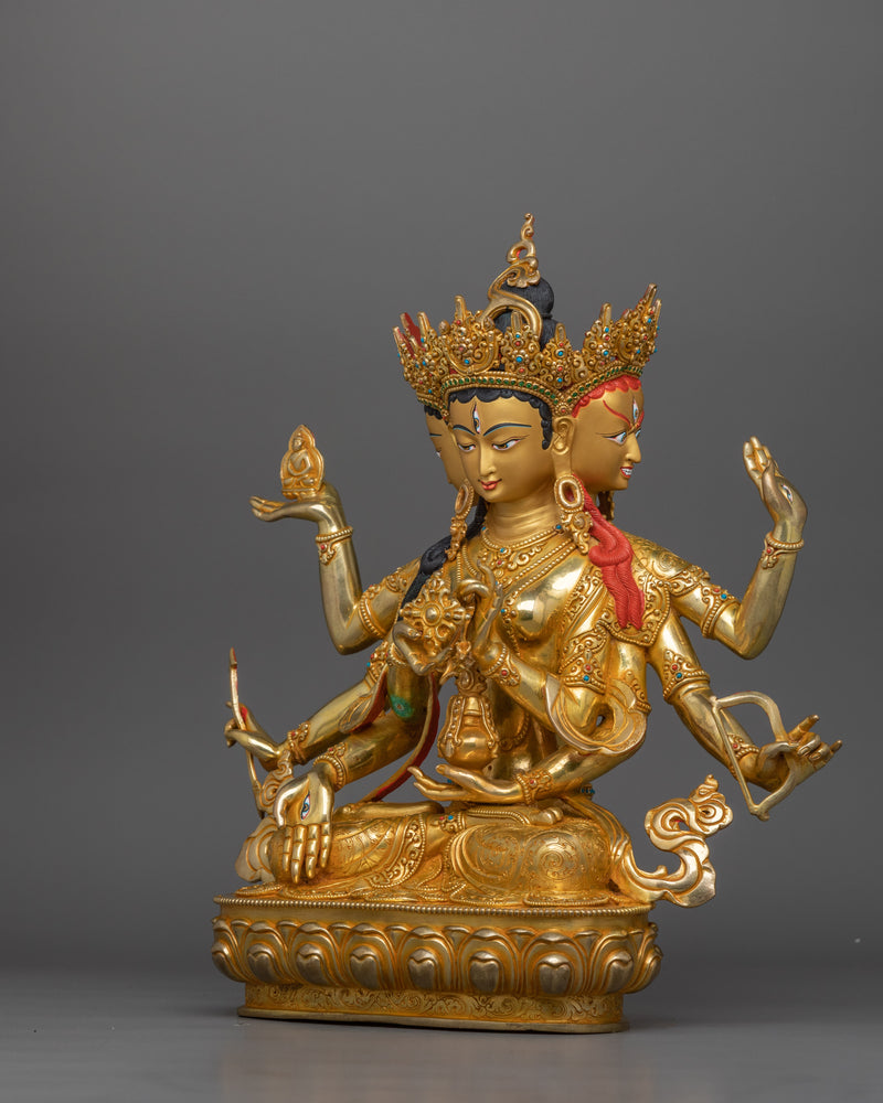 Namgyalma Longevity Female Deity Statue | Handcarved Enlightened Dakini Figurine