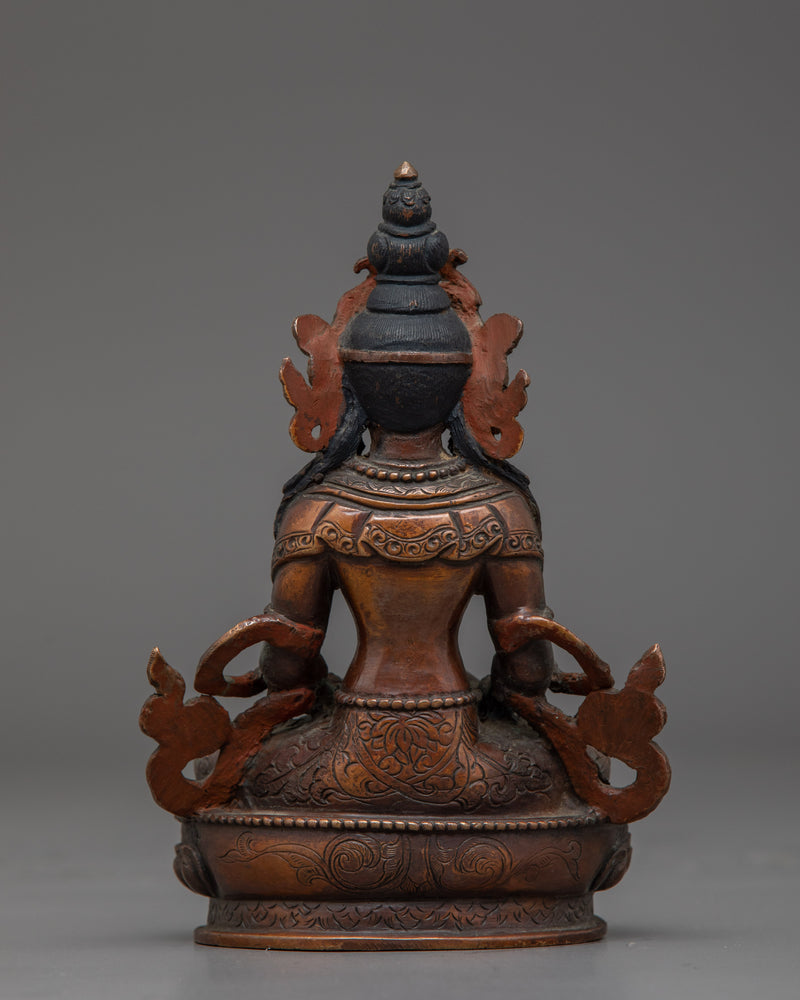 Longevity Deity Amitayus Statue | Symbol of Infinite Life and Wisdom