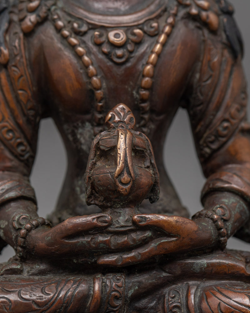 Longevity Deity Amitayus Statue | Symbol of Infinite Life and Wisdom