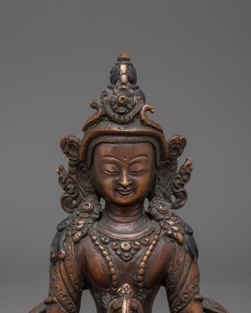 Longevity Deity Amitayus Statue | Symbol of Infinite Life and Wisdom