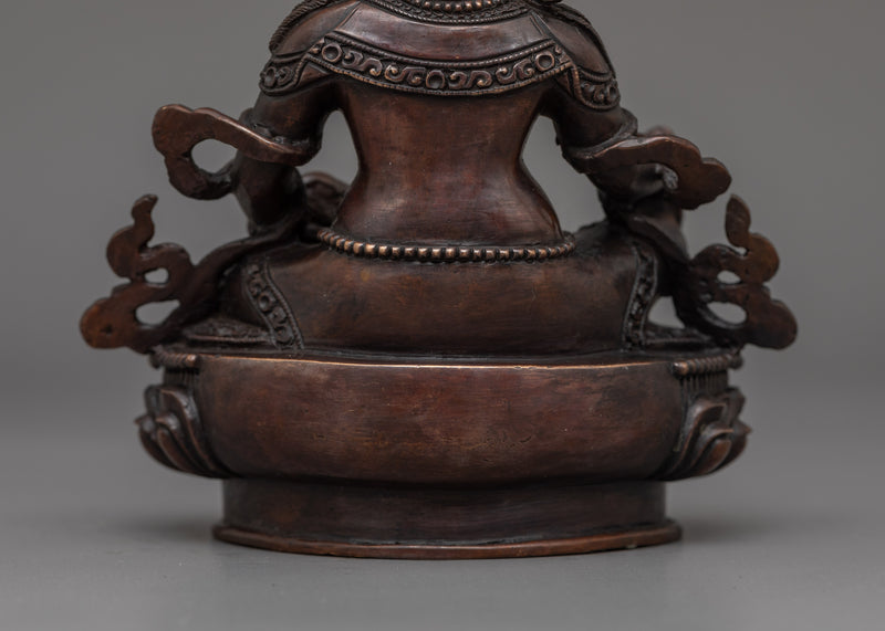 Tibetan Dzambhala Buddhist Deity Statue | Symbol of Prosperity and Abundance