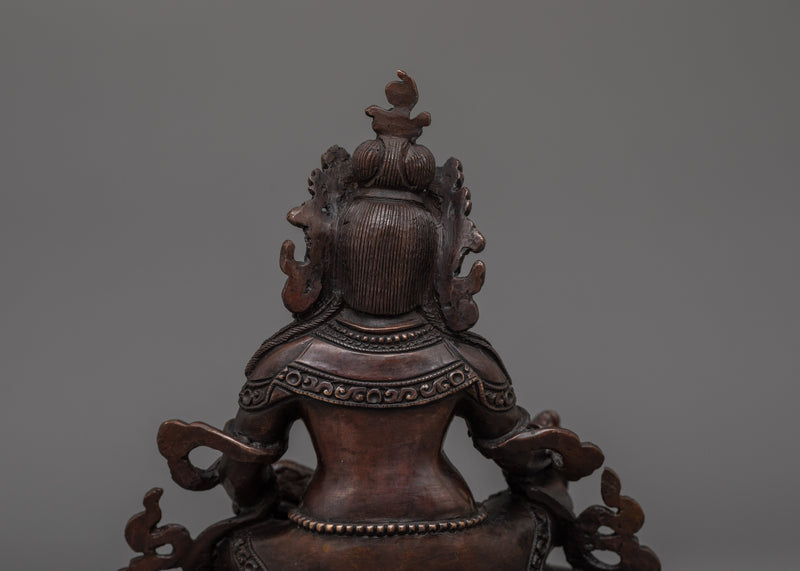 Tibetan Dzambhala Buddhist Deity Statue | Symbol of Prosperity and Abundance