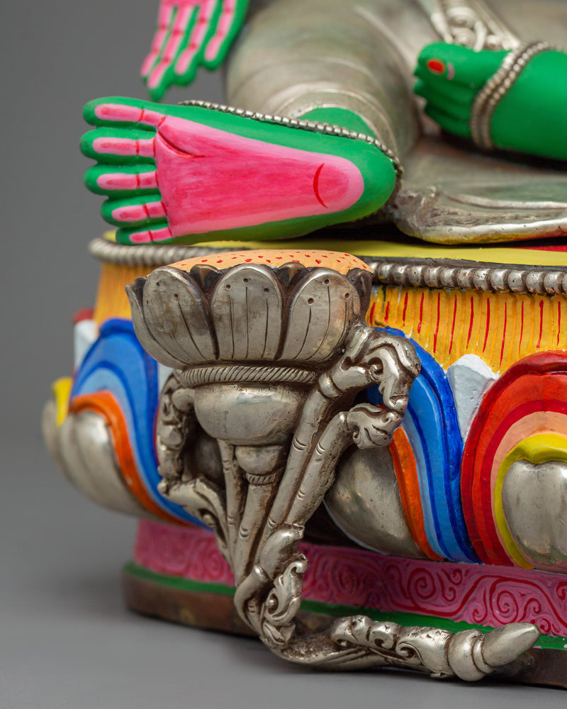 Green Tara Compassion Deity Sculpture | Goddess Shyamatara Statue