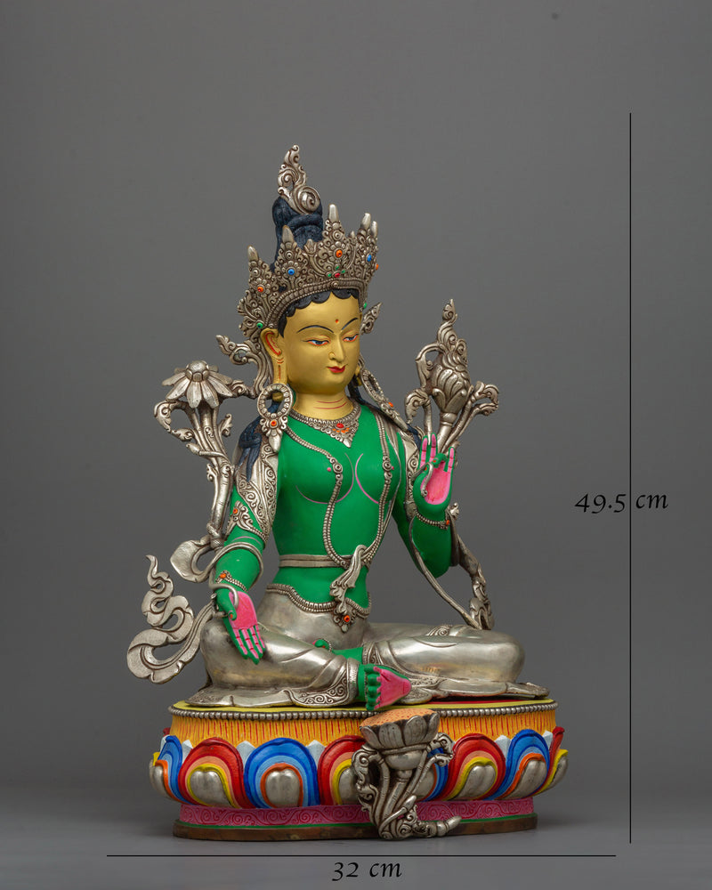 green-tara-compassion-deity-sculpture