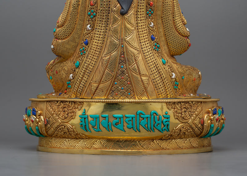 Buddhist Semi-Wrathful Guru Norla Statue | Symbol Wealth and Prosperity