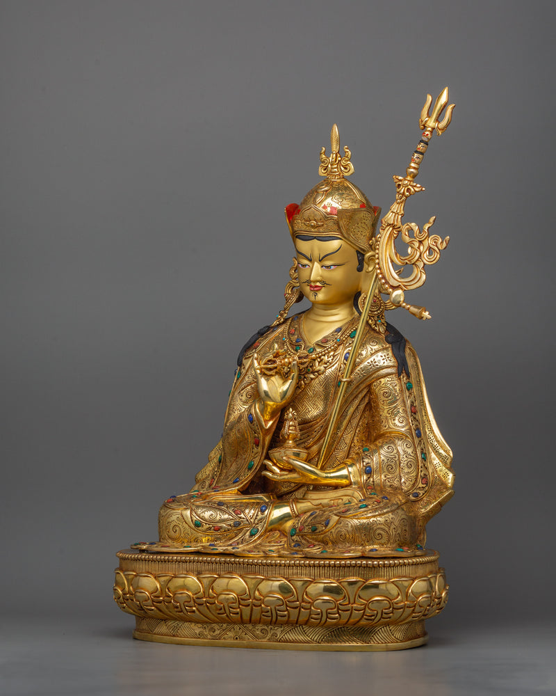 Handcrafted Guru Tsokye Dorje Sculpture | Representation of Spiritual Mastery