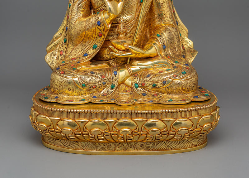 Handcrafted Guru Tsokye Dorje Sculpture | Representation of Spiritual Mastery