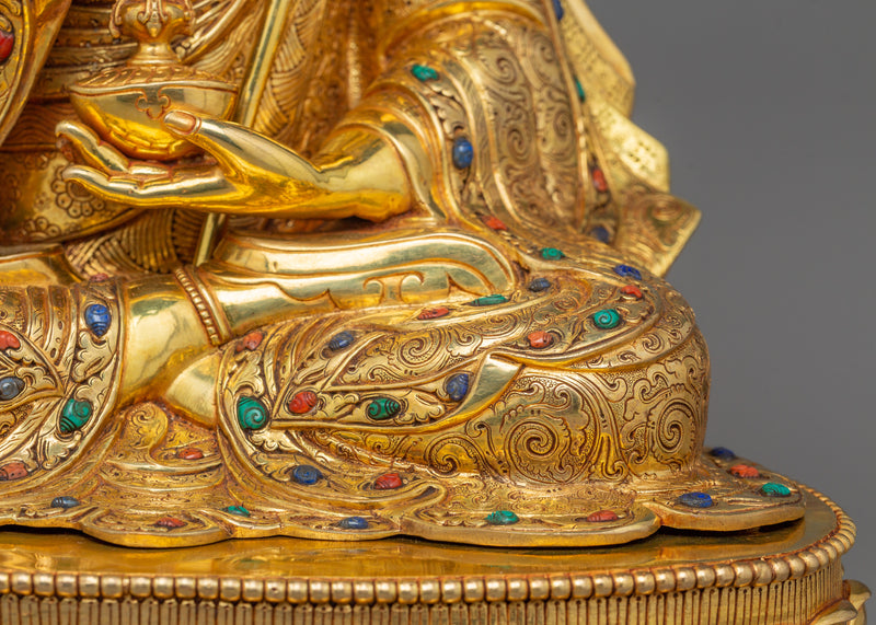 Handcrafted Guru Tsokye Dorje Sculpture | Representation of Spiritual Mastery