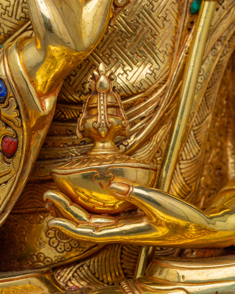 Handcrafted Guru Tsokye Dorje Sculpture | Representation of Spiritual Mastery