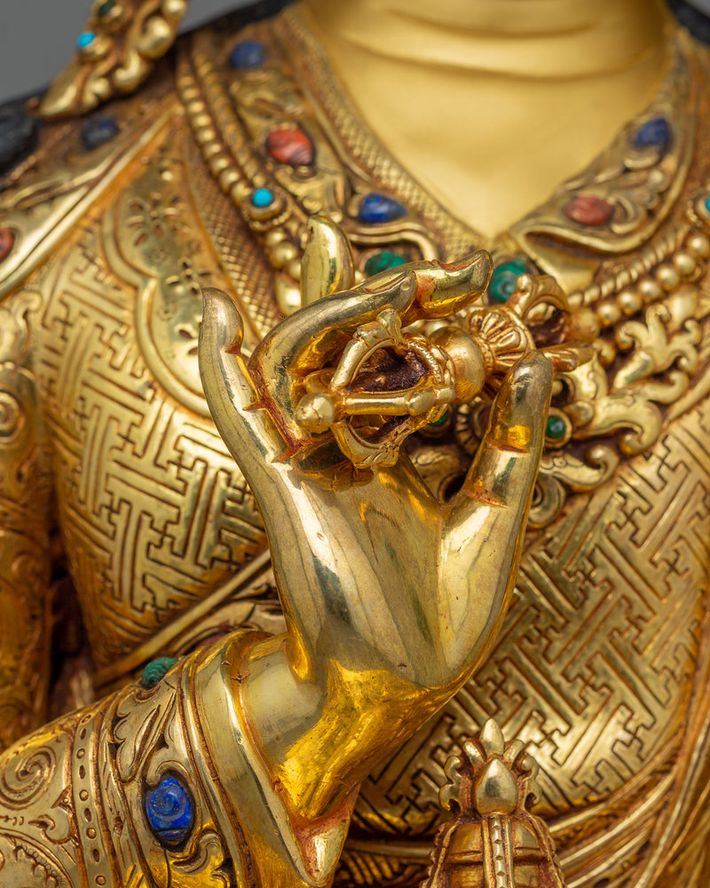 Handcrafted Guru Tsokye Dorje Sculpture | Representation of Spiritual Mastery