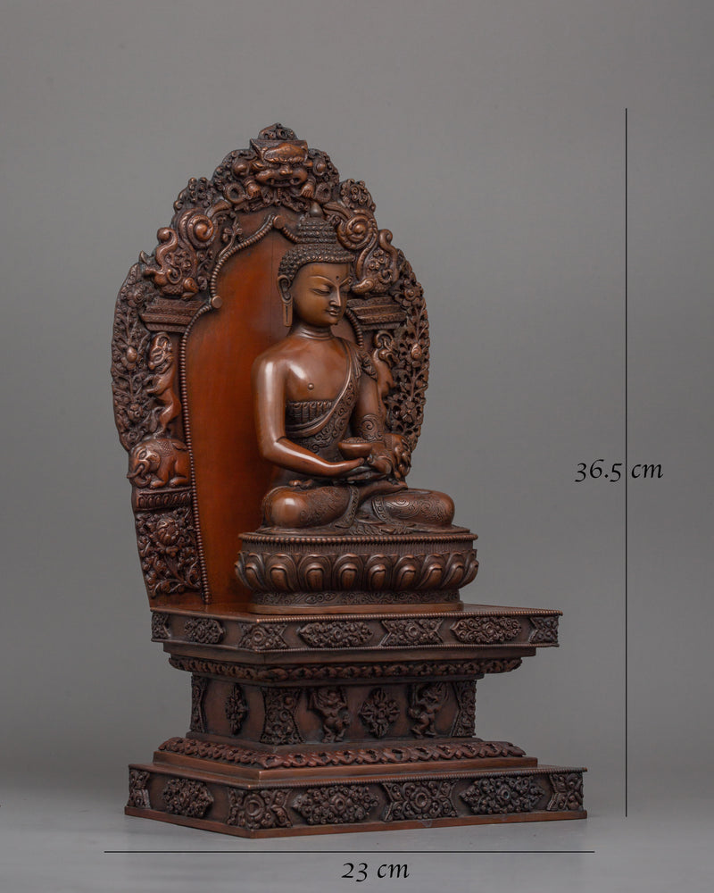 Handmade Figurine of Amitabha Buddha | The Buddha of Infinite Light