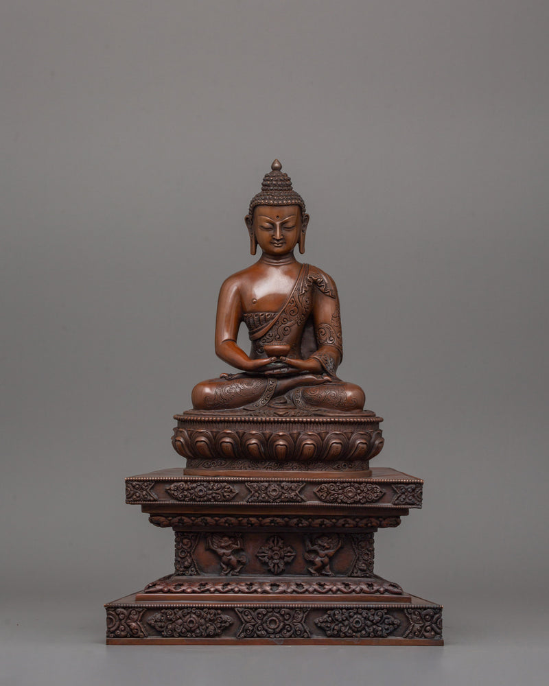 Handmade Figurine of Amitabha Buddha | The Buddha of Infinite Light