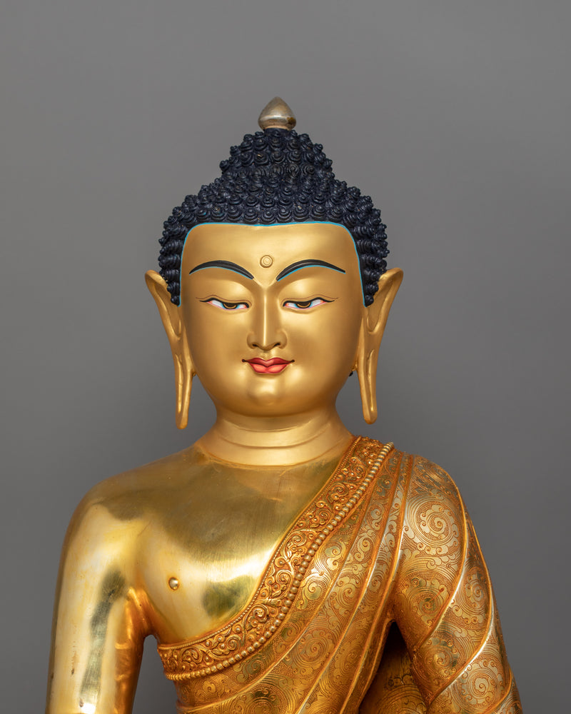 The First Buddha Shakyamuni | Shakyamuni Buddha With Big Sacred Halo