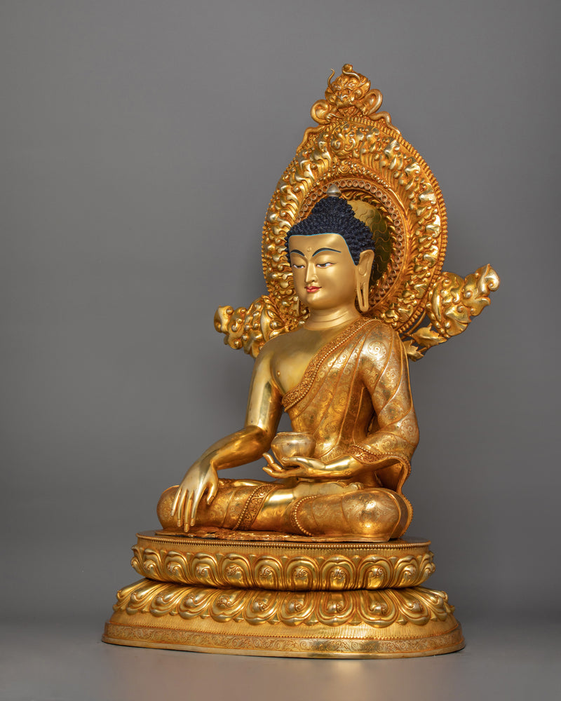 The First Buddha Shakyamuni | Shakyamuni Buddha With Big Sacred Halo