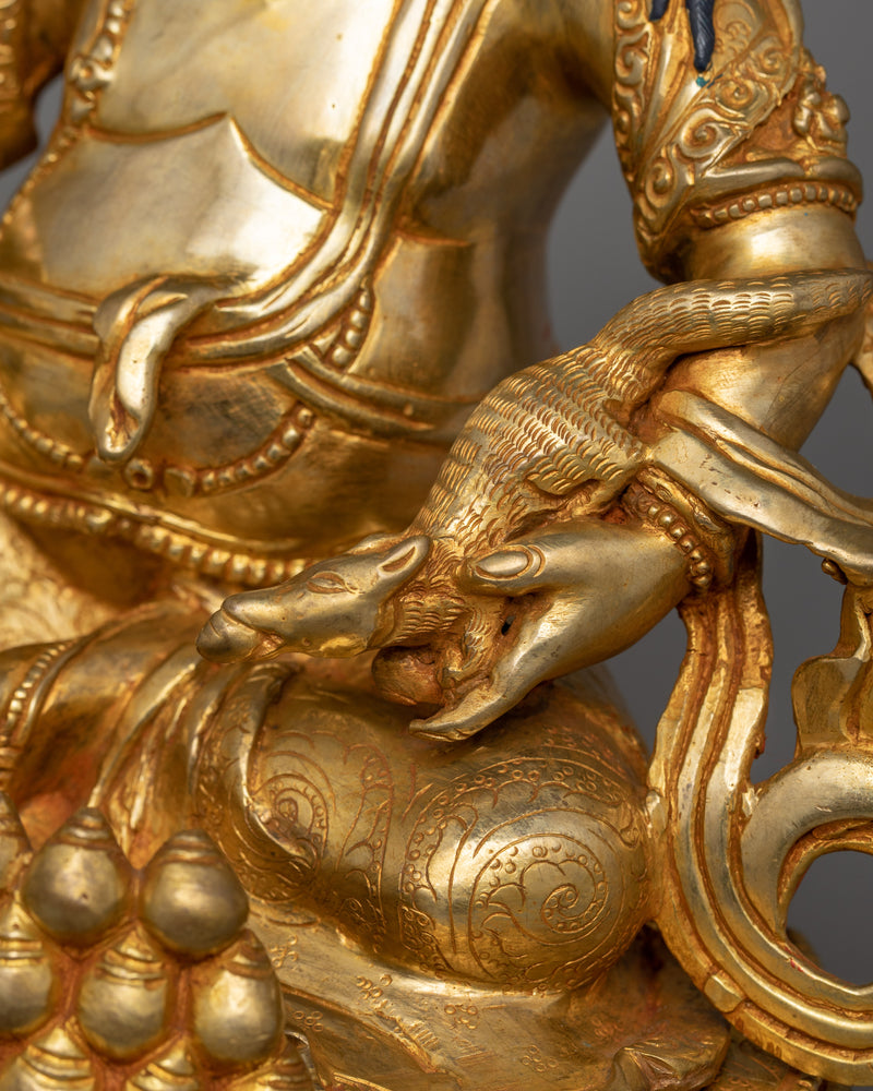 Buddhist Dzambhala Wealth Deity Statue | Symbol of Prosperity and Abundance