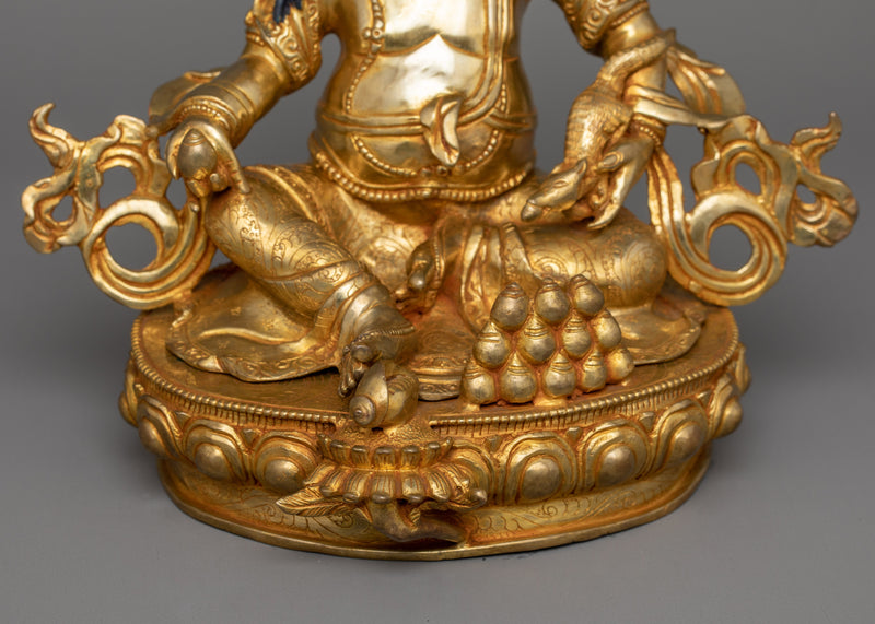 Buddhist Dzambhala Wealth Deity Statue | Symbol of Prosperity and Abundance