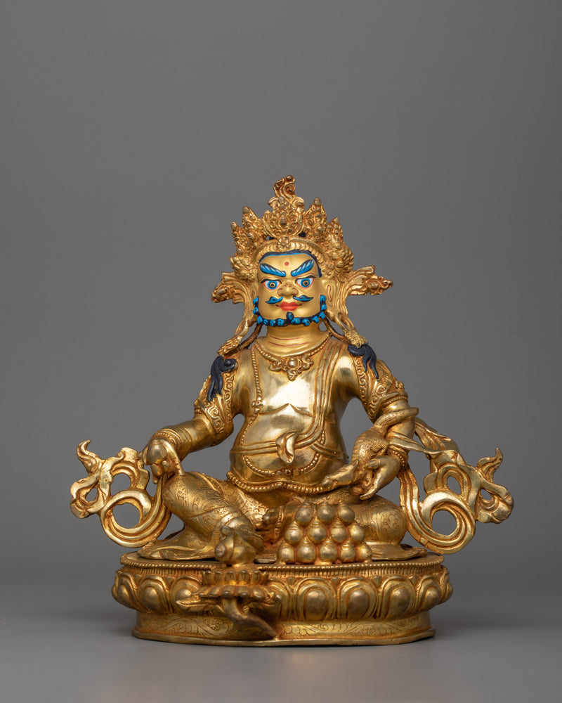 Buddhist Dzambhala Wealth Deity Statue | Symbol of Prosperity and Abundance