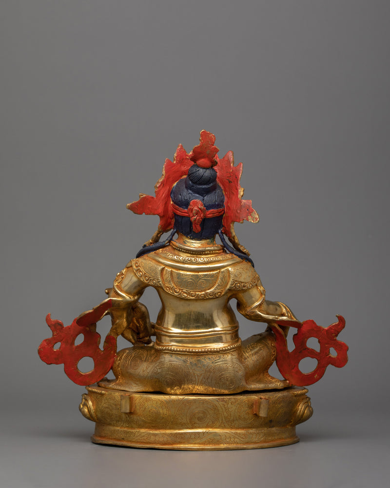 Buddhist Dzambhala Wealth Deity Statue | Symbol of Prosperity and Abundance