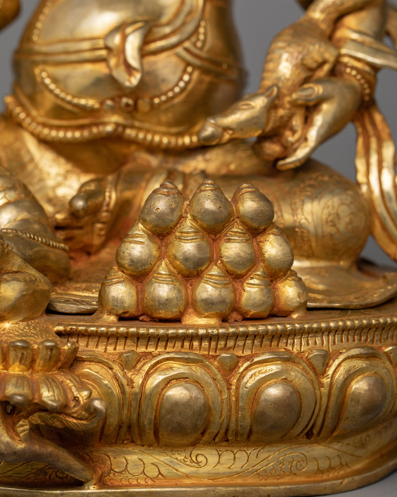 Buddhist Dzambhala Wealth Deity Statue | Symbol of Prosperity and Abundance