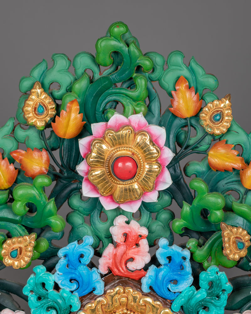 Bodhisattva Deity Manjushri Sculpture | Represents Supreme Wisdom