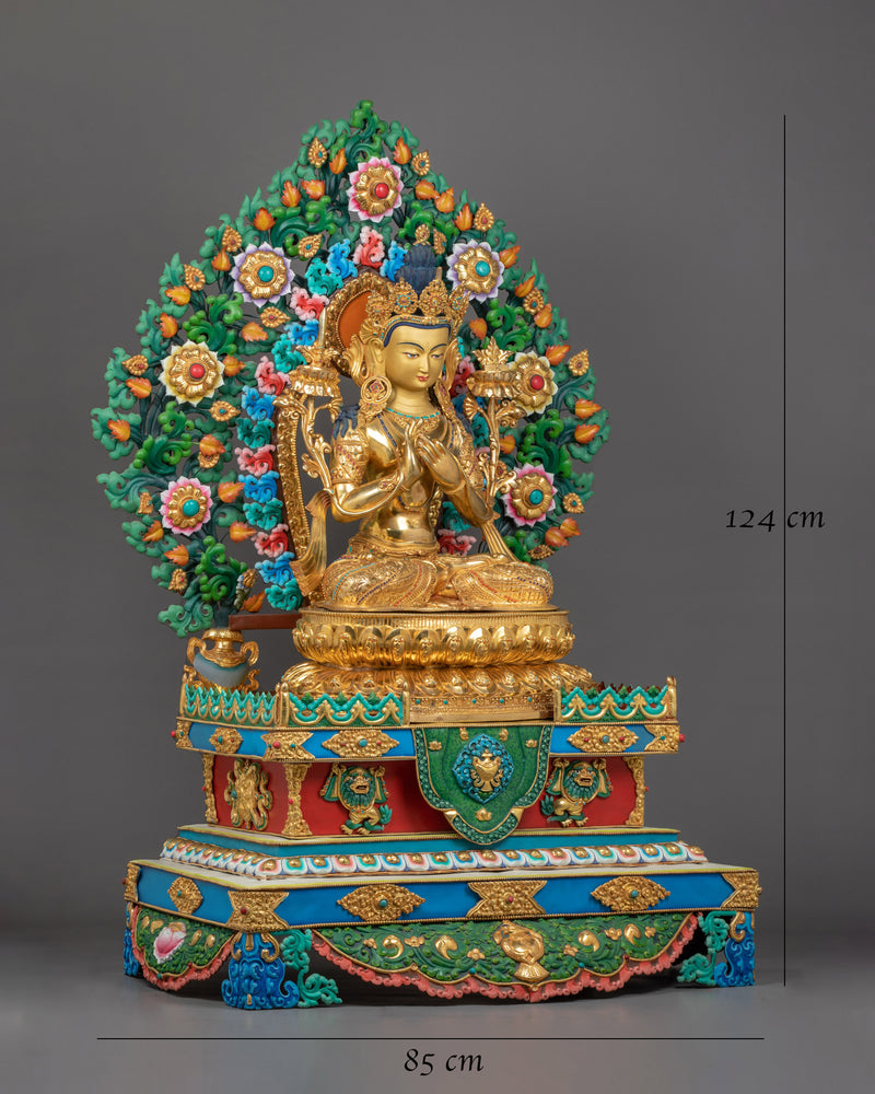 bodhisattva-deity-manjushri-sculpture