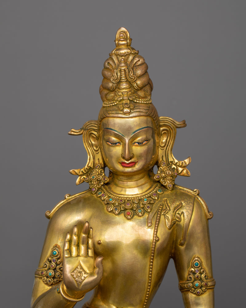 Buddha of the Future, Maitreya | Traditionally Hand-made Sacred Sculpture