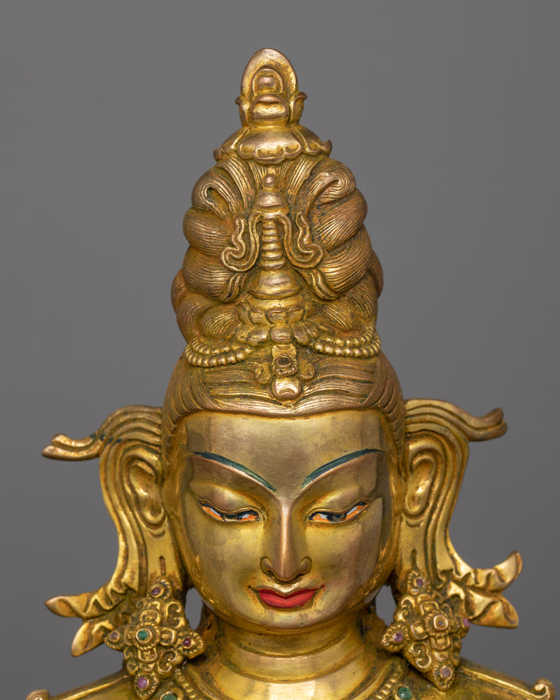 Buddha of the Future, Maitreya | Traditionally Hand-made Sacred Sculpture