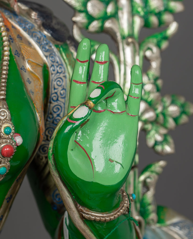 The Spiritual Compassion Deity Green Tara Statue | A Source of Healing and Liberation