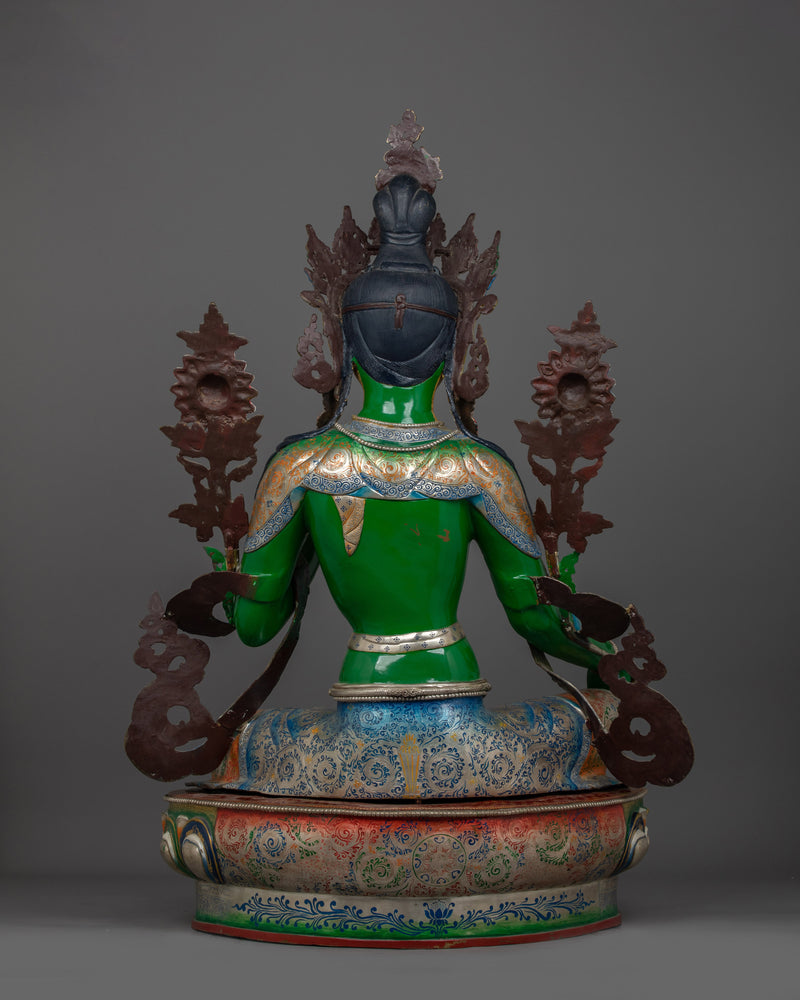 The Spiritual Compassion Deity Green Tara Statue | A Source of Healing and Liberation