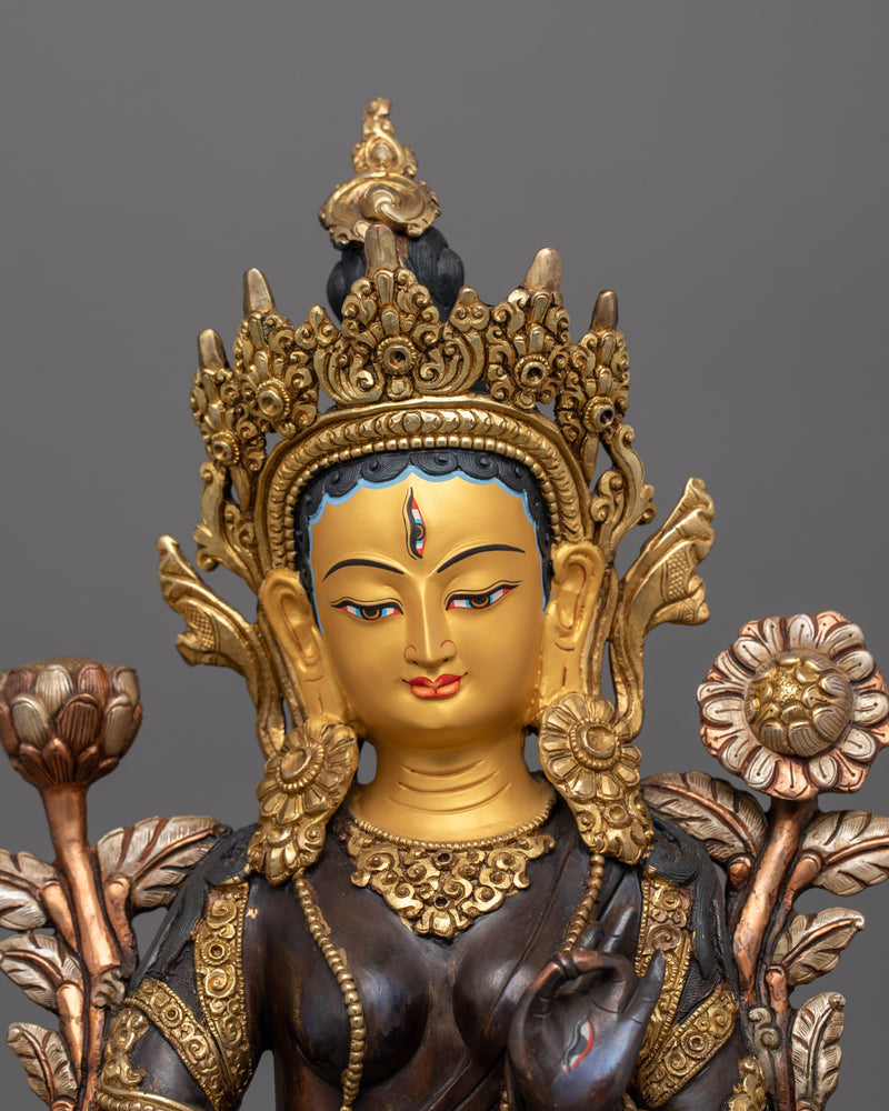 Himalayan Statue of Sita Tara "White Tara" | Goddess of Healing and Longevity