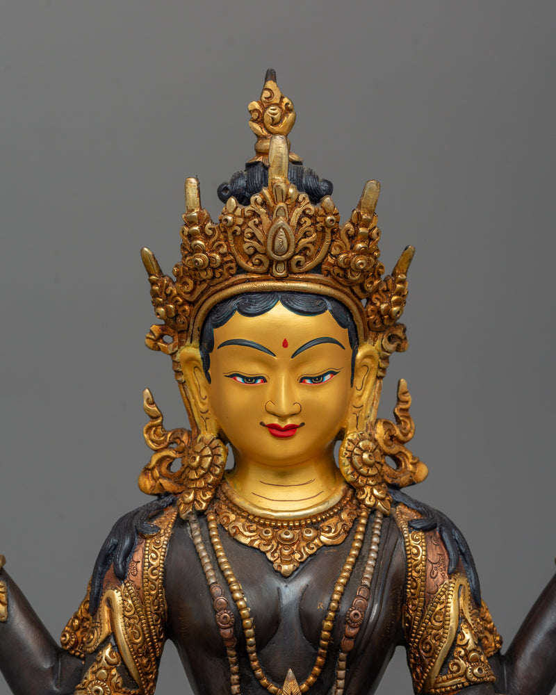 The Goddess of Wisdom Prajnaparamita Figurine | The Consort of Vajradhara