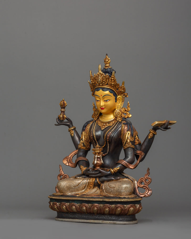 The Goddess of Wisdom Prajnaparamita Figurine | The Consort of Vajradhara