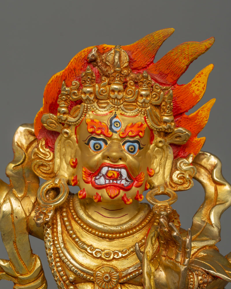 Vajrapani Tantric Guardian Figurine | Ideal for Meditation and Spiritual Practice